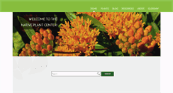 Desktop Screenshot of nativeplantcenter.net