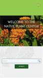 Mobile Screenshot of nativeplantcenter.net