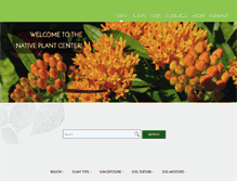 Tablet Screenshot of nativeplantcenter.net